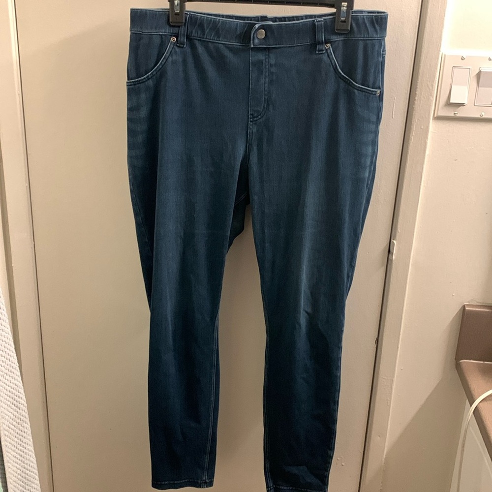 HUE Dark blue jeggings size :XL